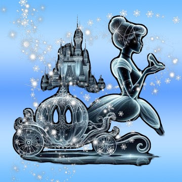 Silhouette Cindrella carriage