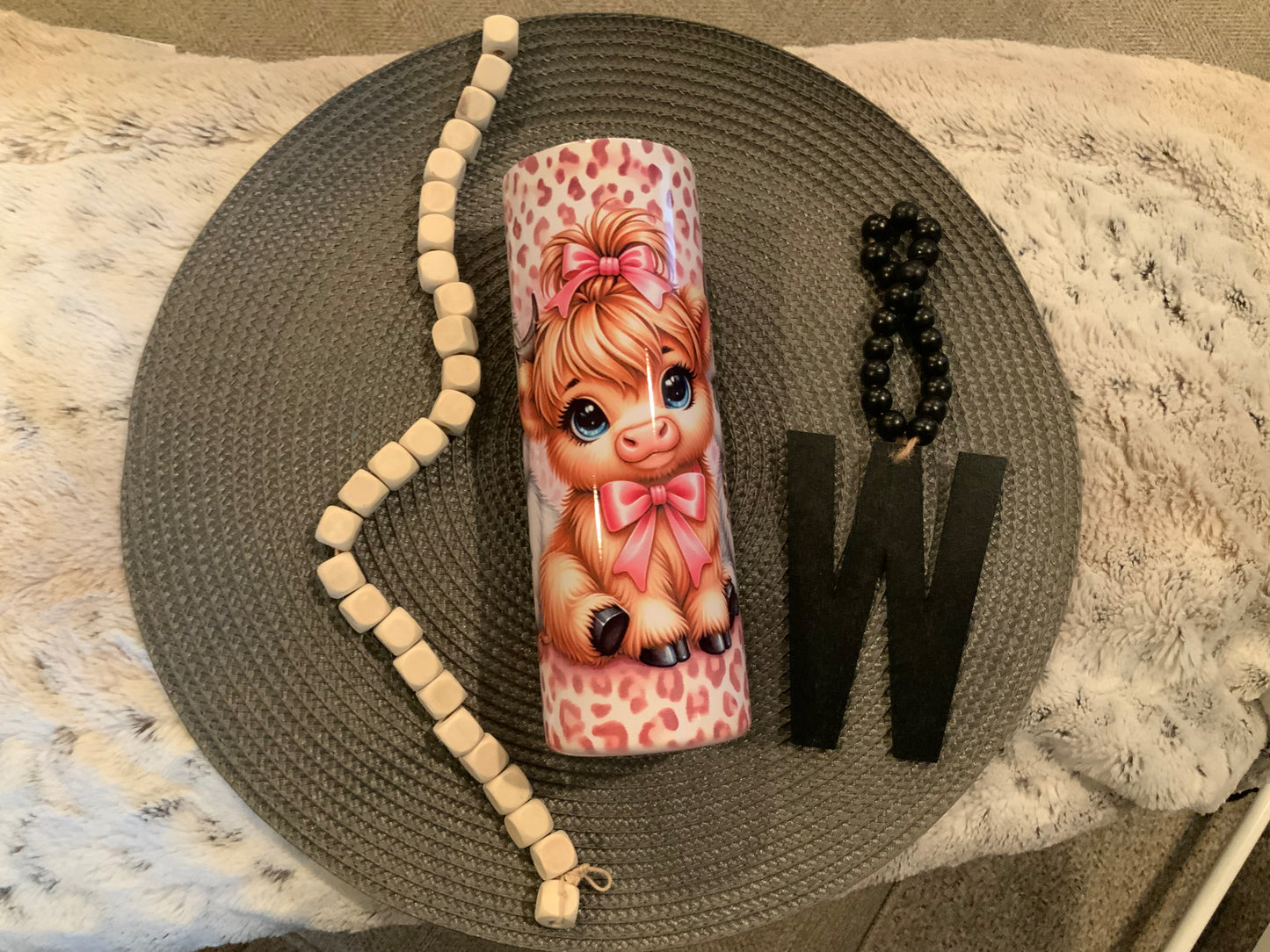 Cow cheetah trio