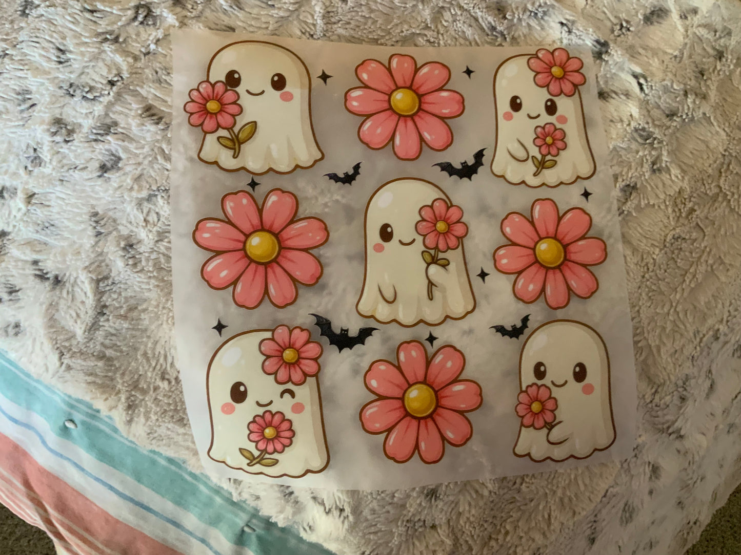 Ghosts pink daisies