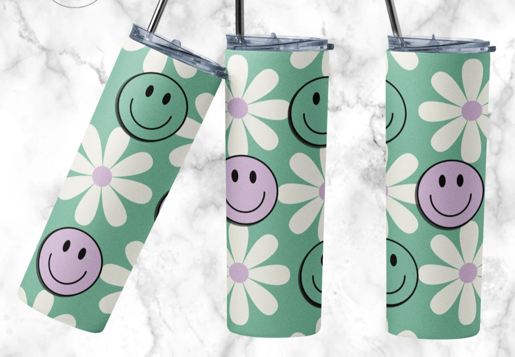 Smiley retro turquoise