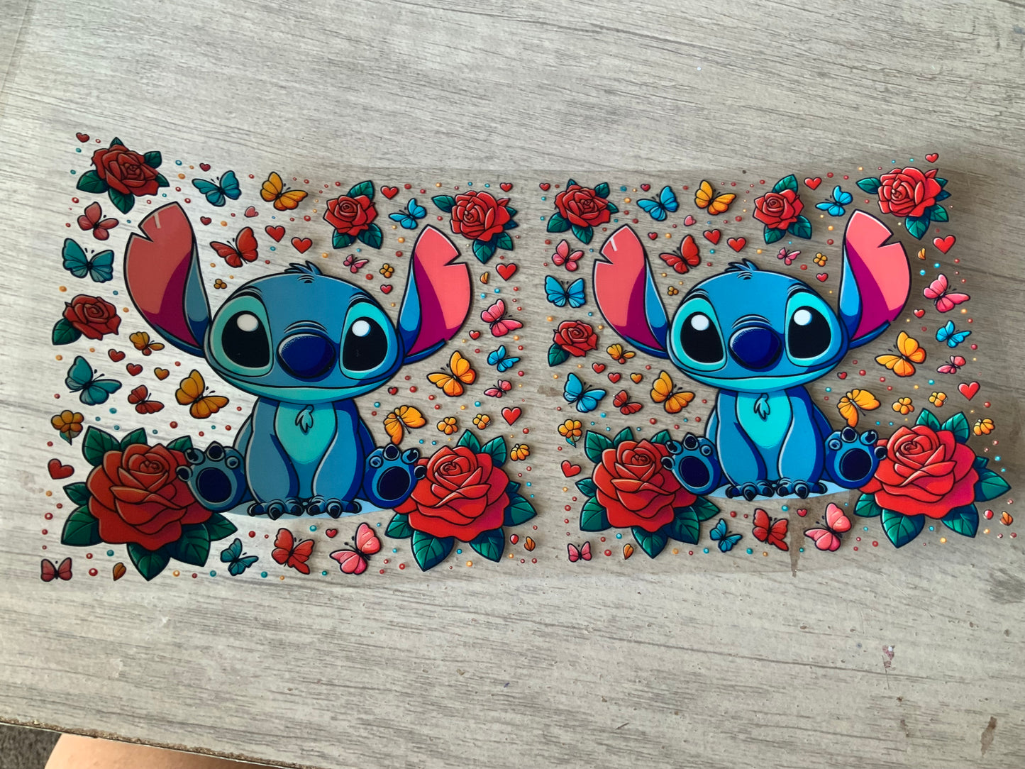 Stitch roses