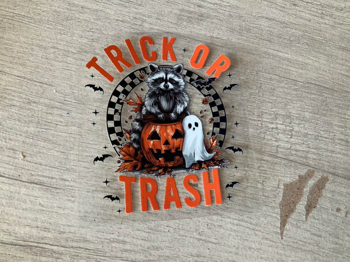 Trick or trash Racoon