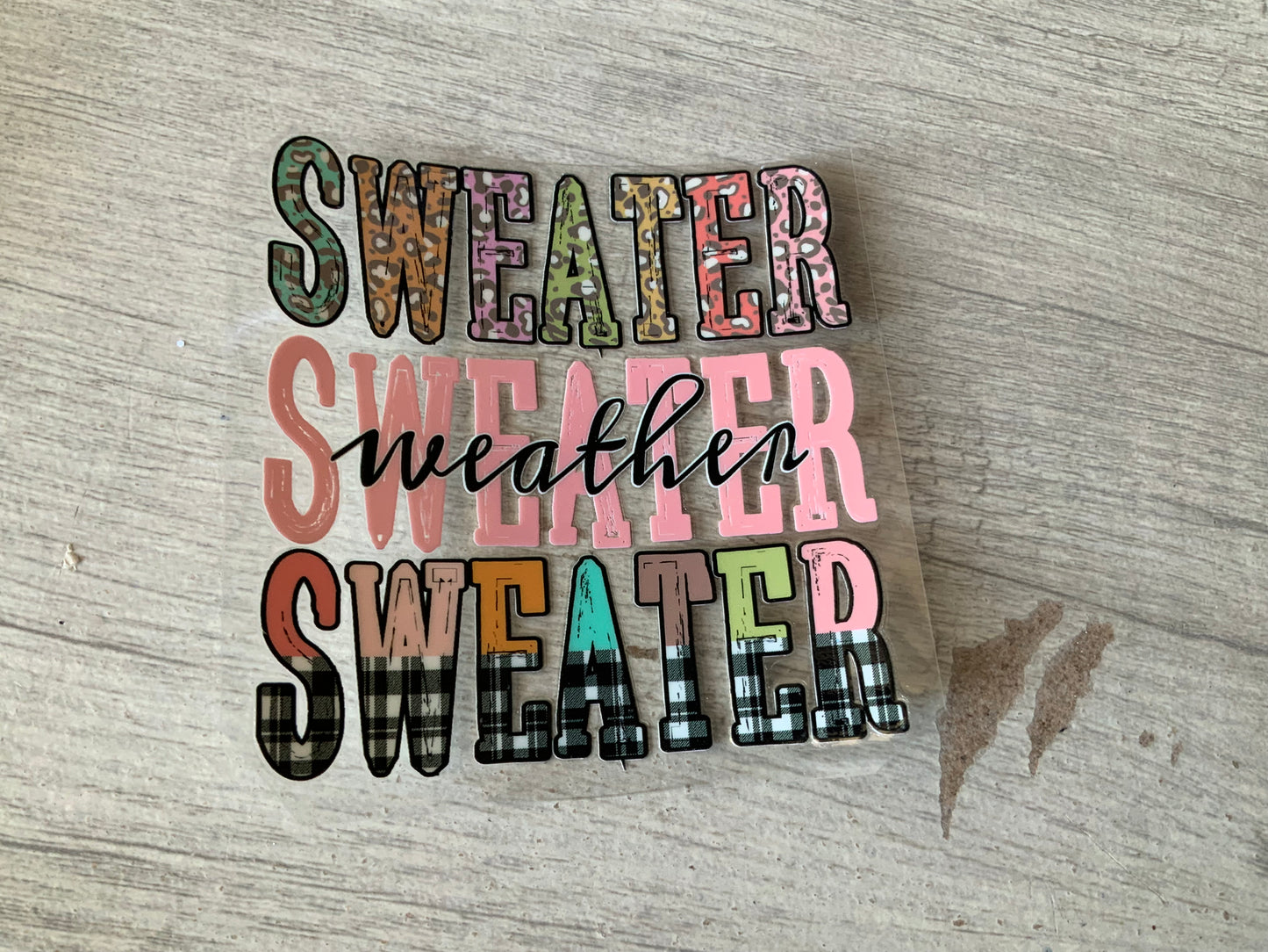 Sweater weather
