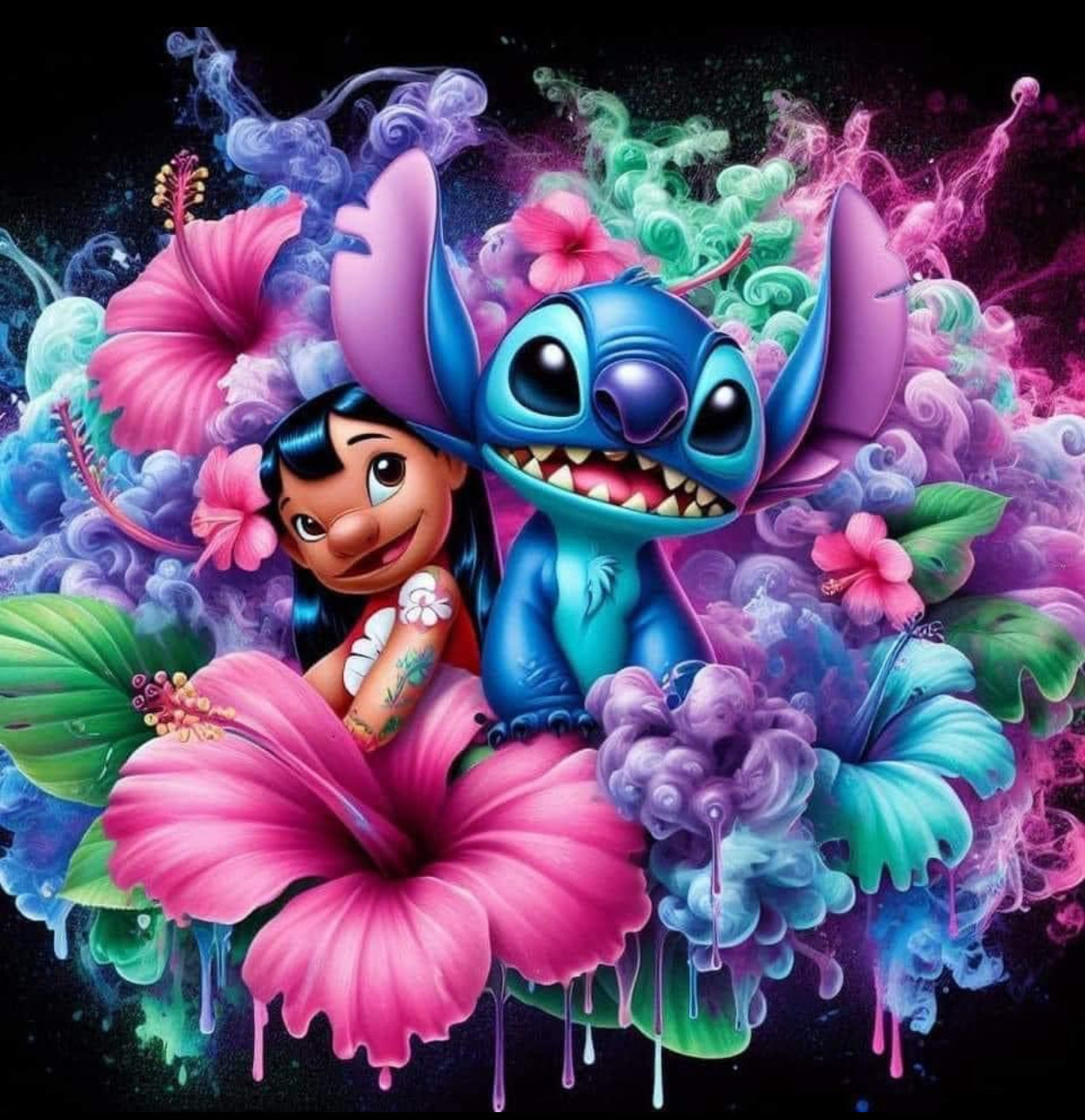 Stitch and LILO drips