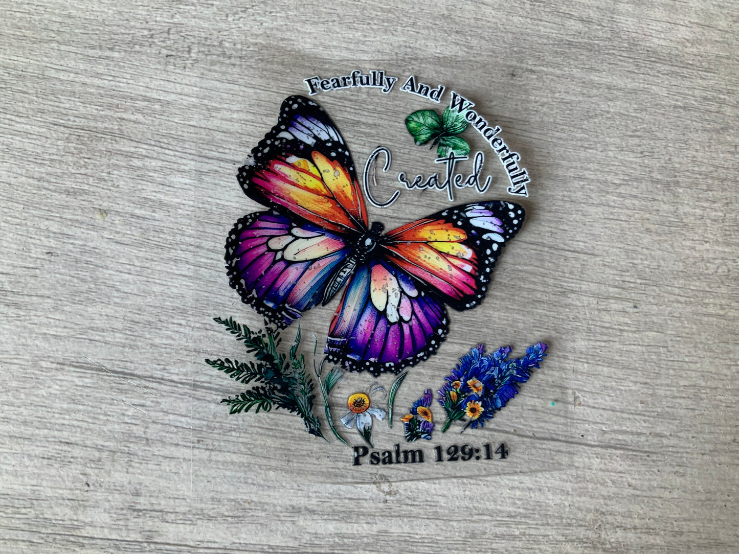 Butterfly fearfully and wonderfully created