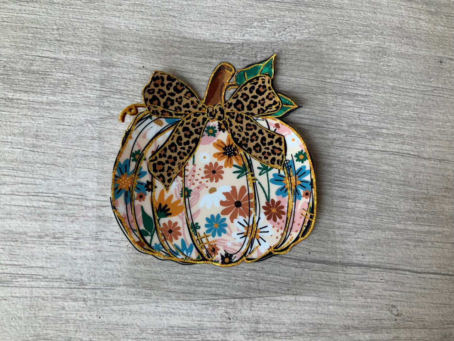 Pumpkin floral neutral