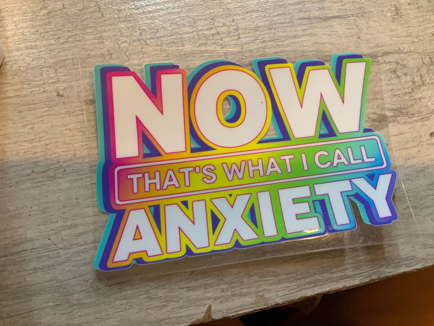 Now that’s what I call anxiety