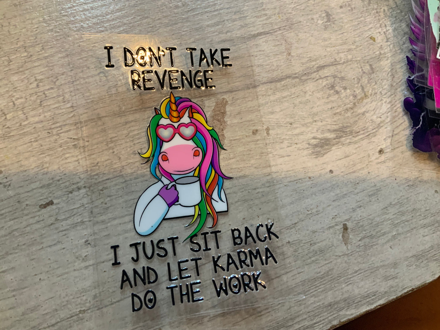 Unicorn I don’t take revenge