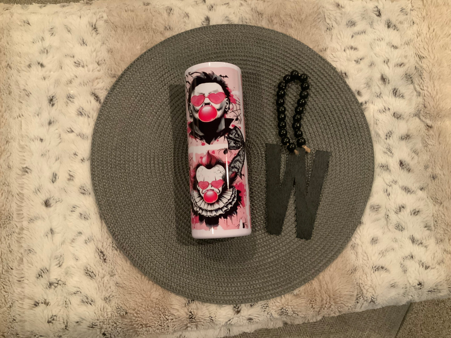 Horror men bubble lace bow