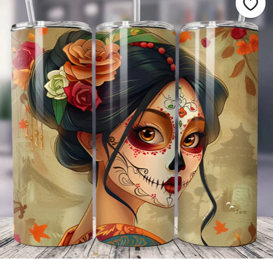 Sugar skull Mulan