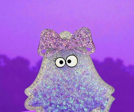 Snowglobe Ghost ornament