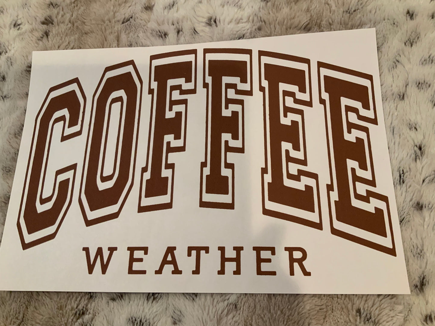 Coffee weather