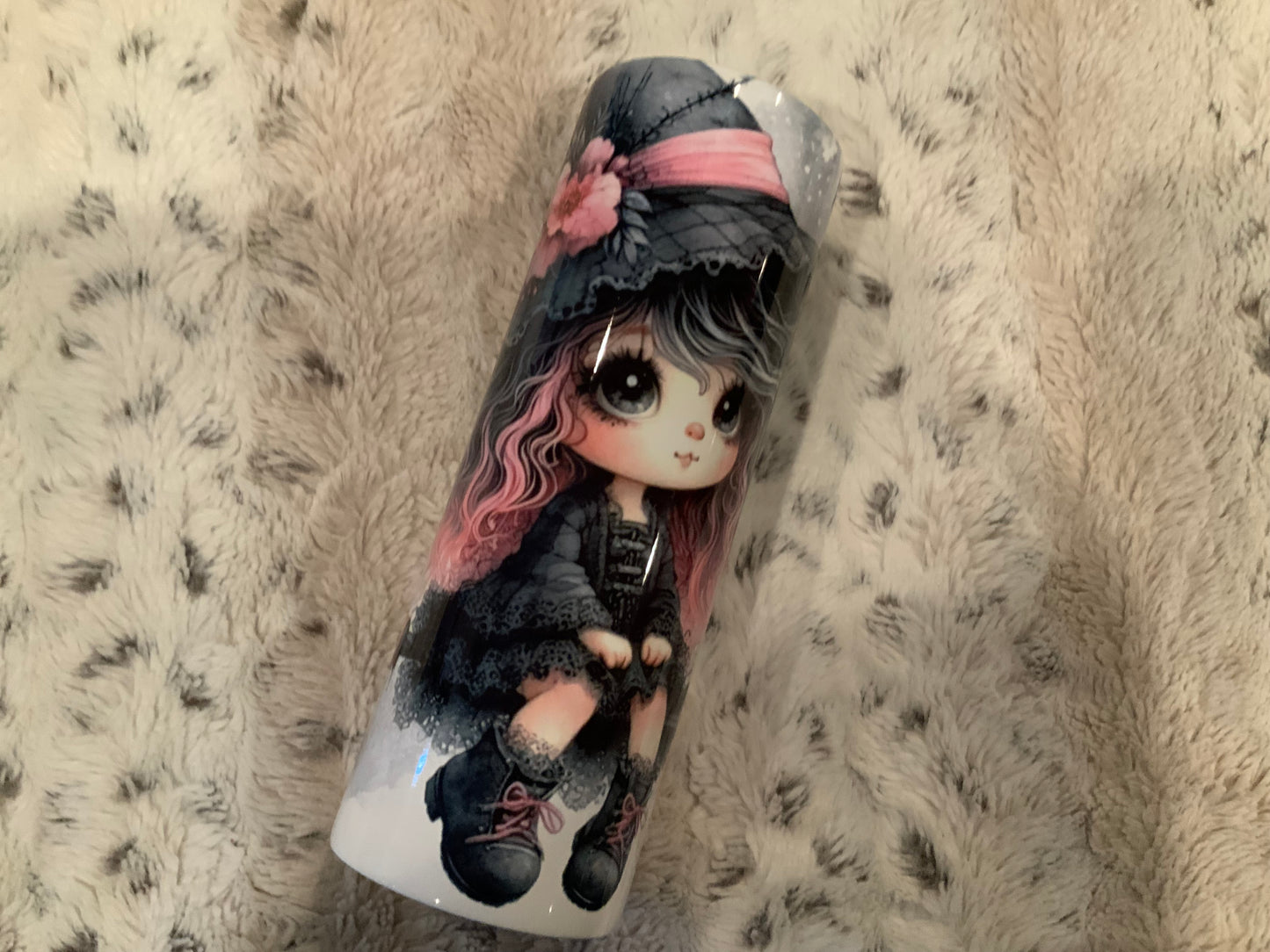 Witch girl blk and pink