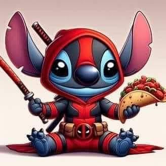 Stitch dead pool taco