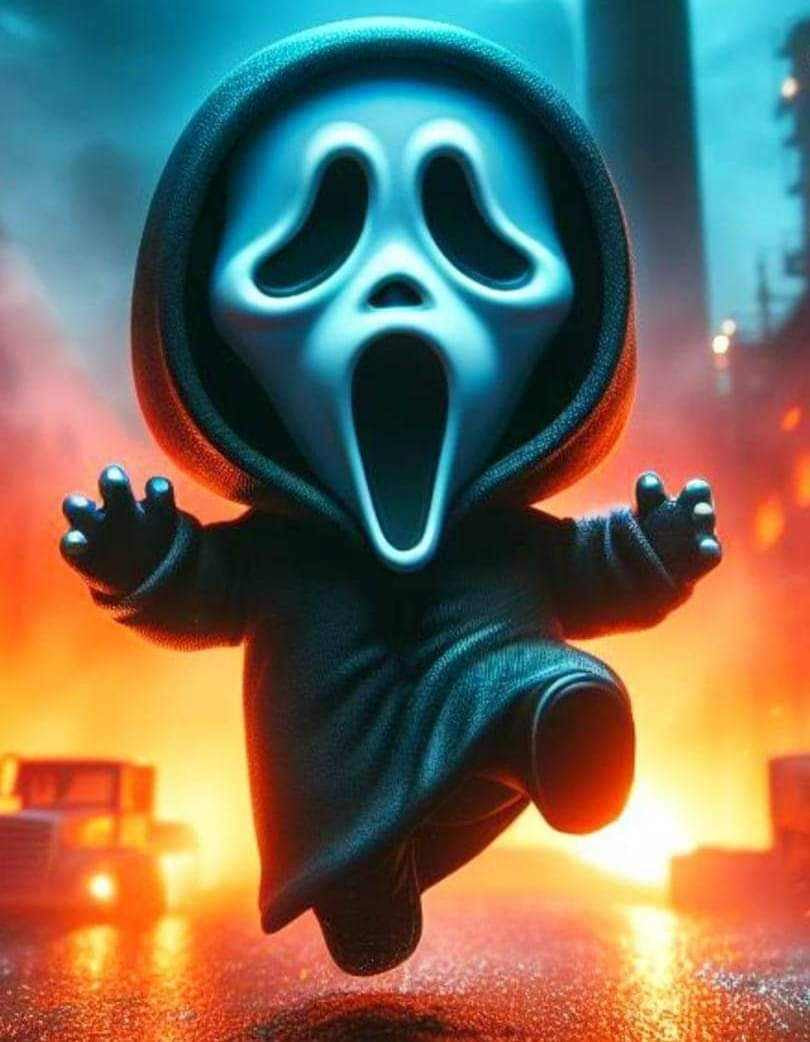 Scary mini Ghostface