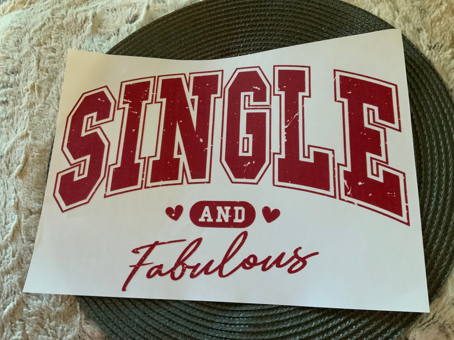 Single and fabulous