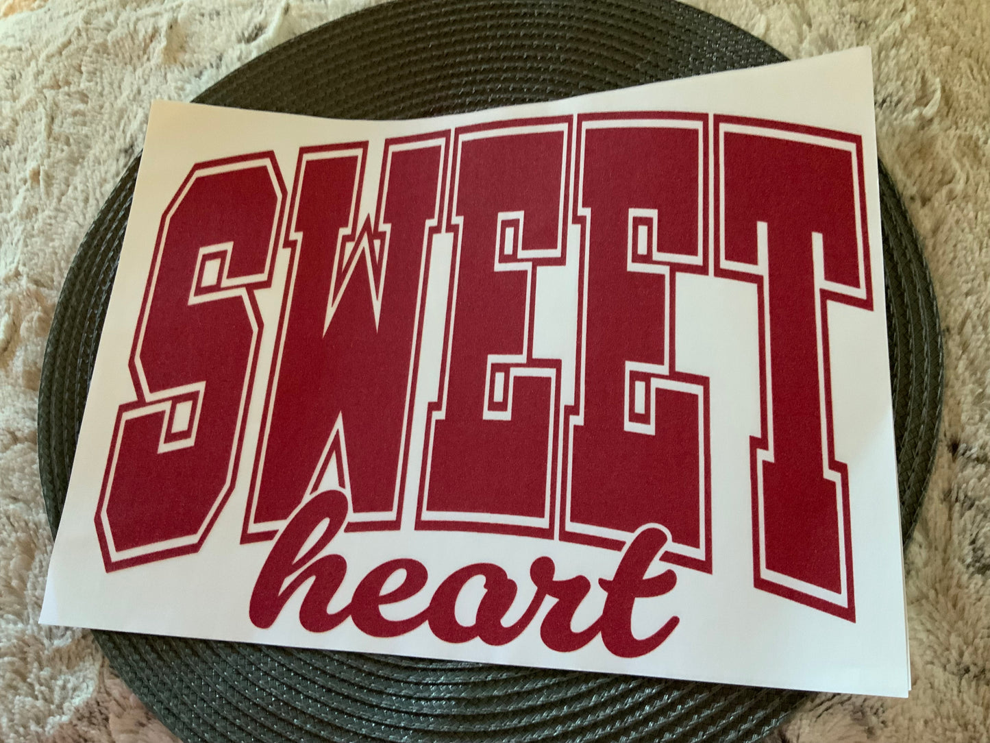 Sweet heart red