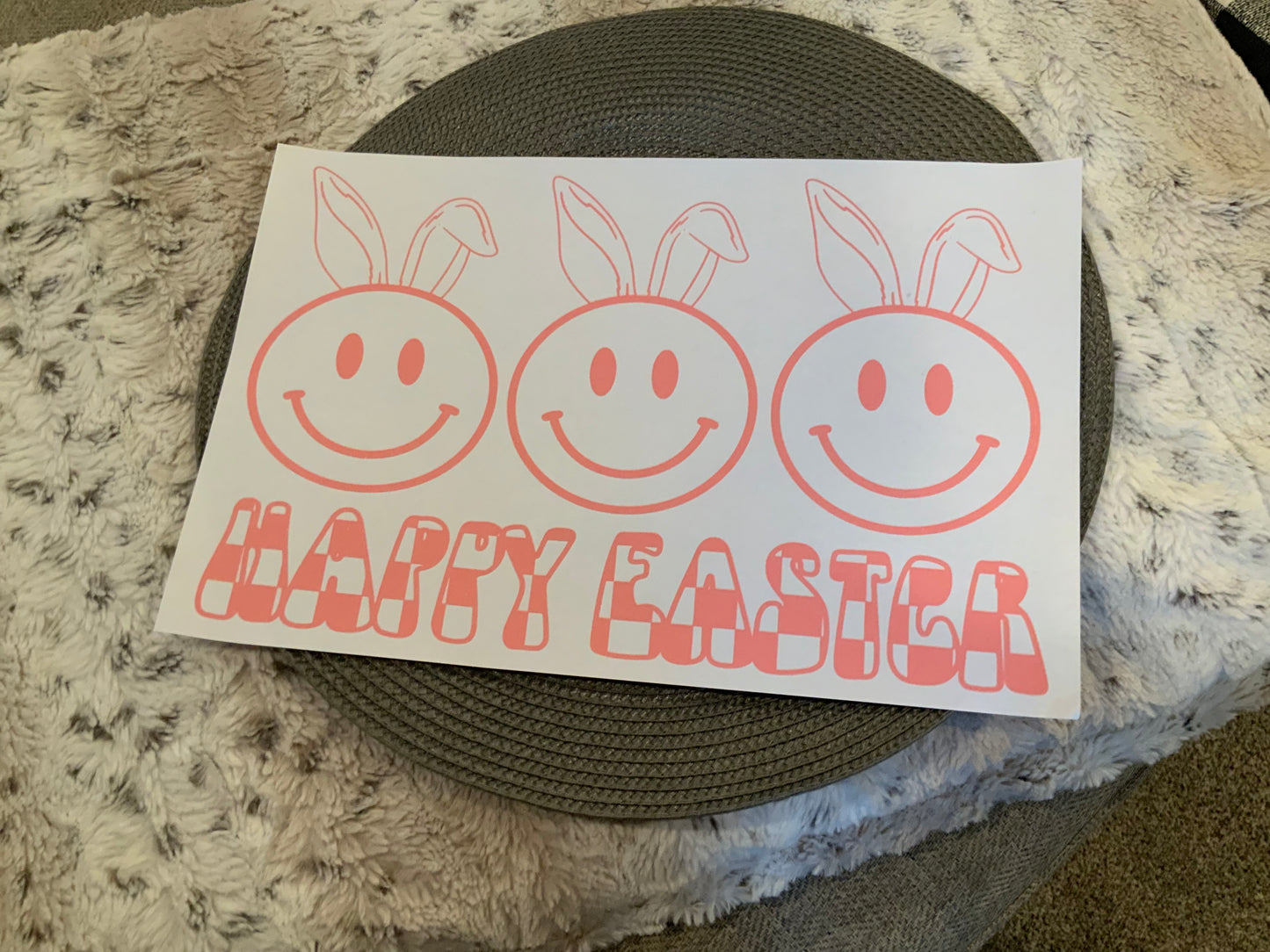 Easter smiley bunnies