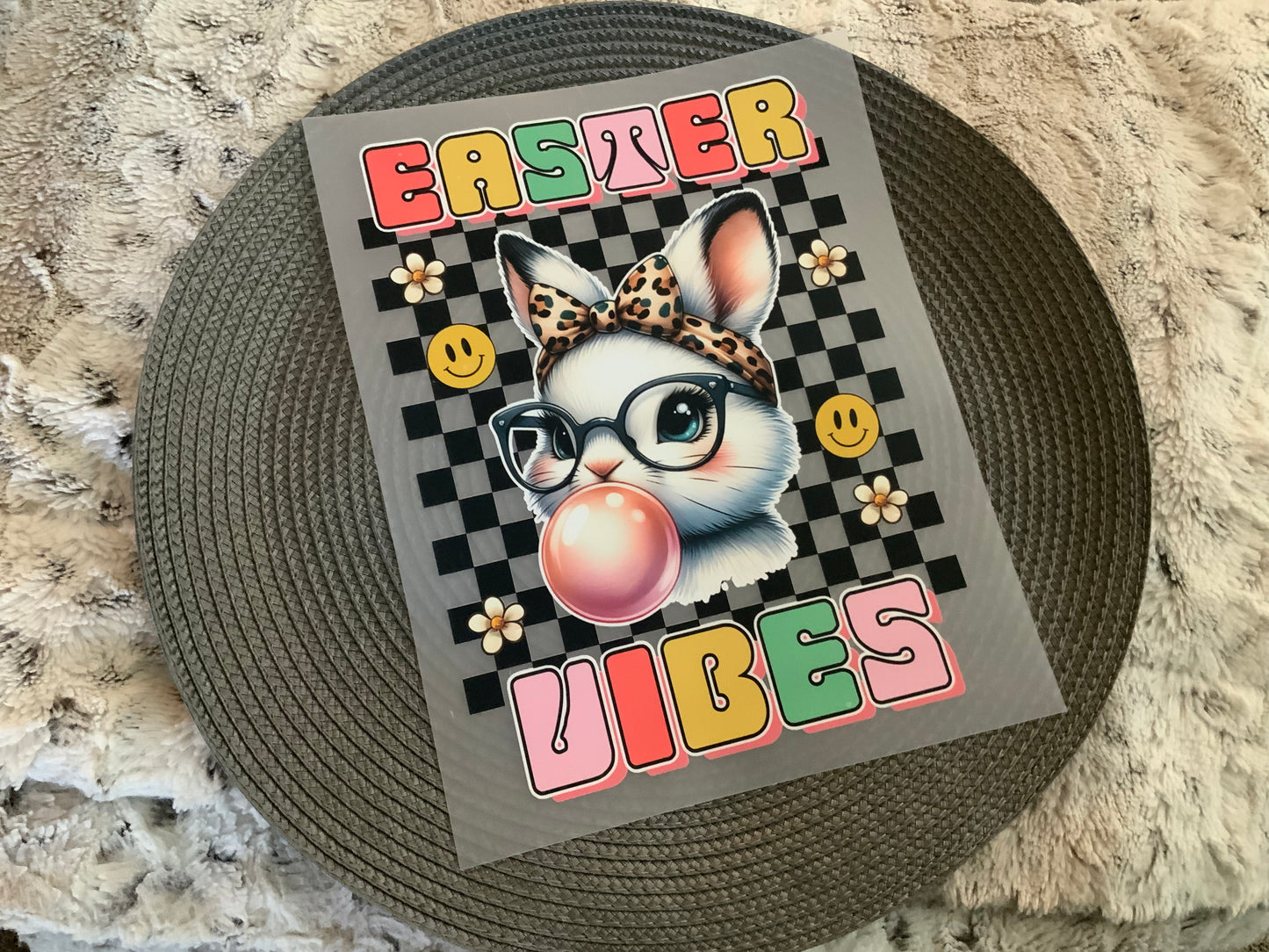 Easter bunny vibes checker