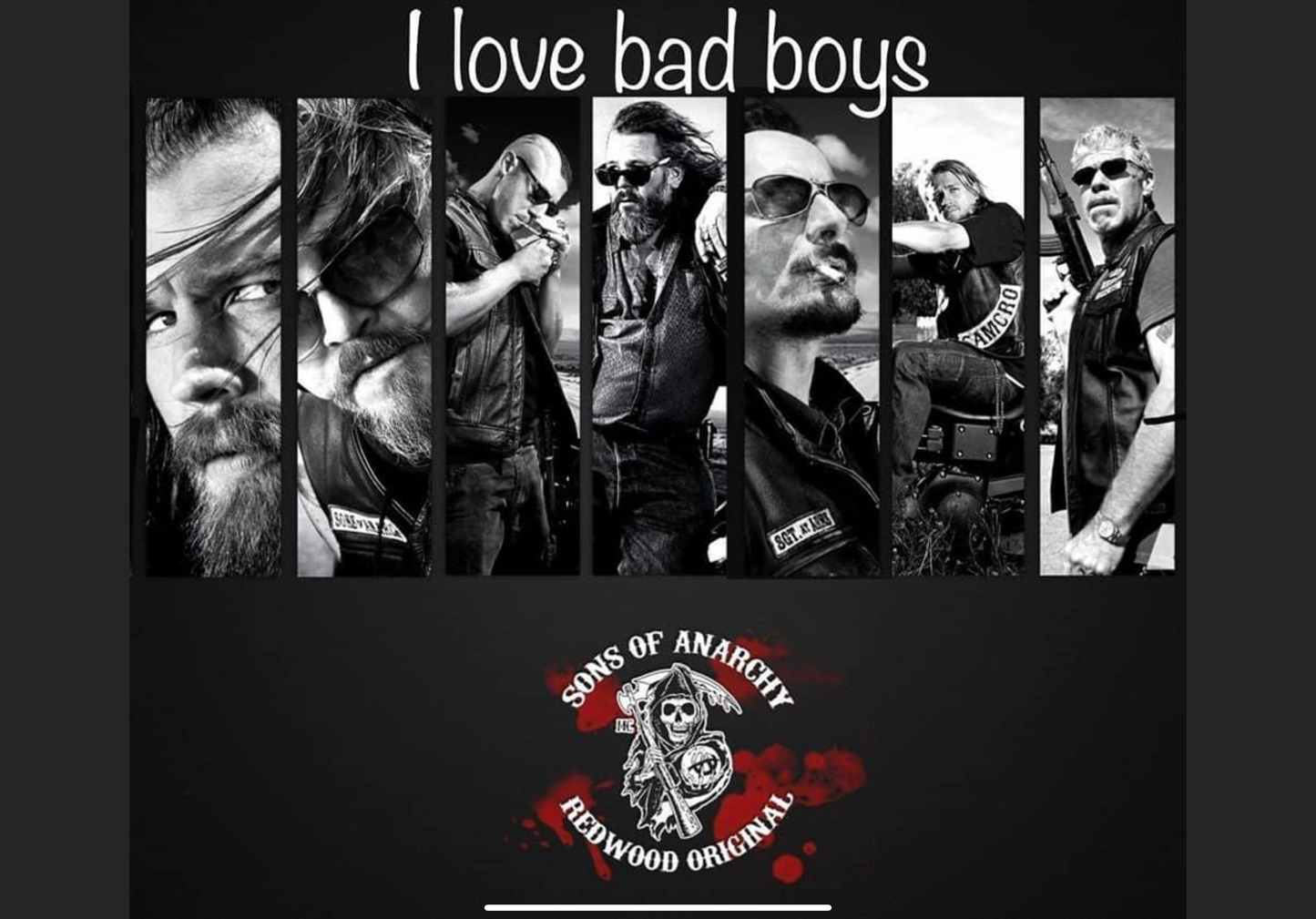 Sons of Anarchy I love bad boys
