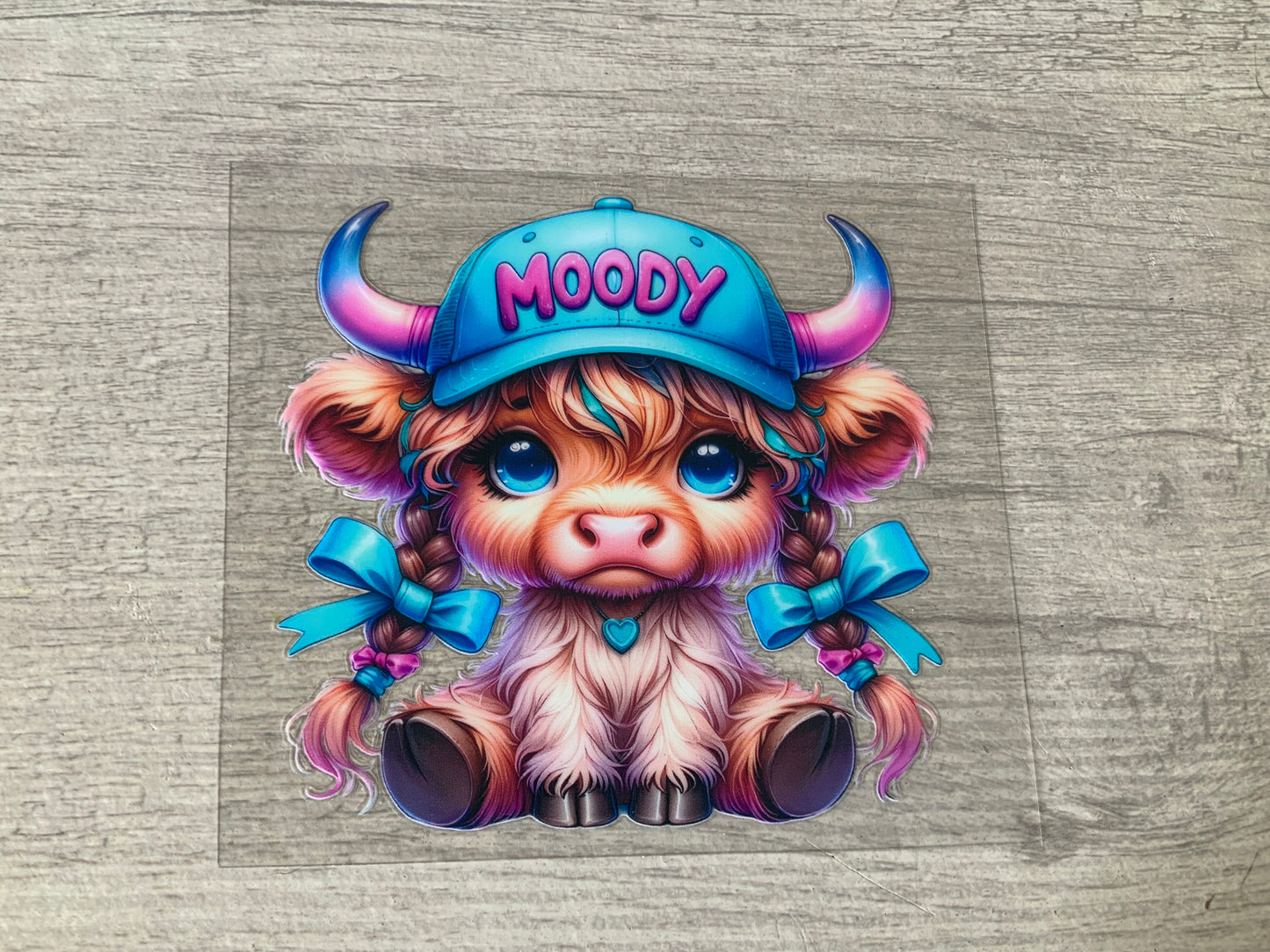 Cow moody pigtails