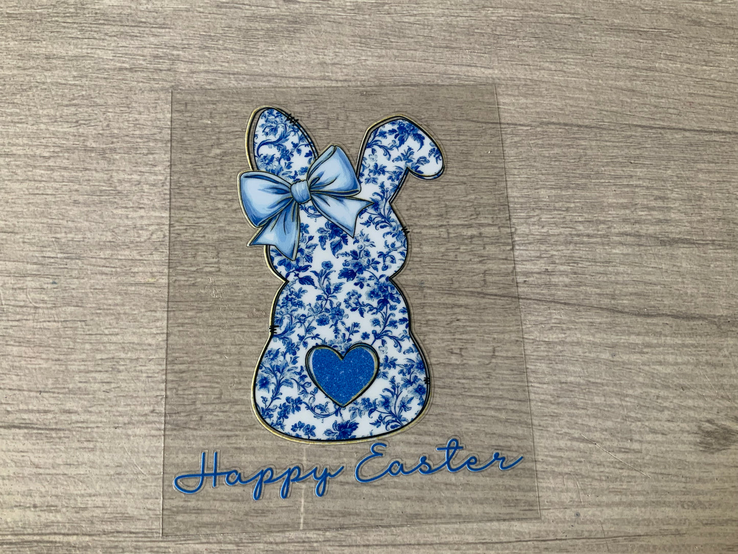 Bunny blue floral