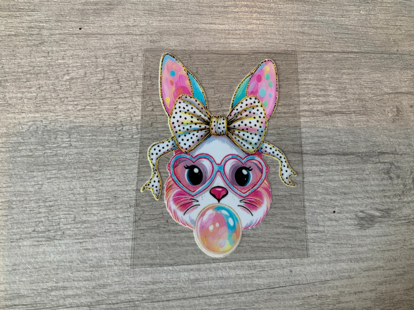 Bunny pink bubble