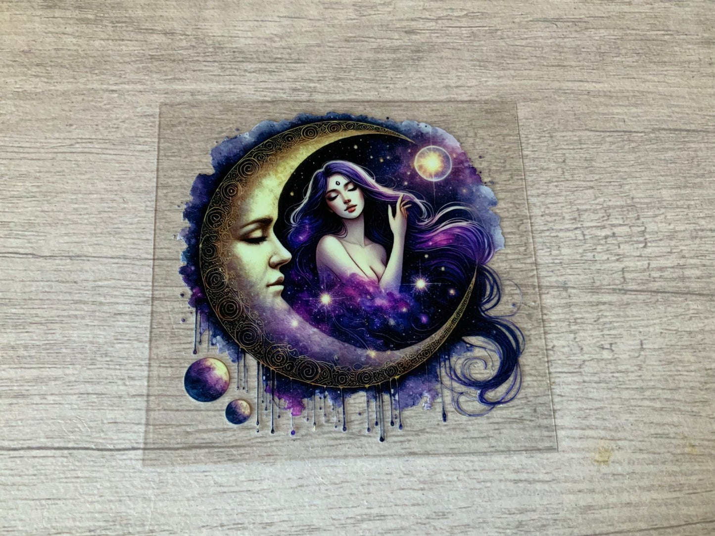 Moon and lady