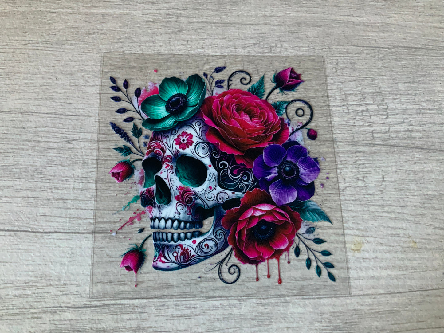 Skull sugar floral