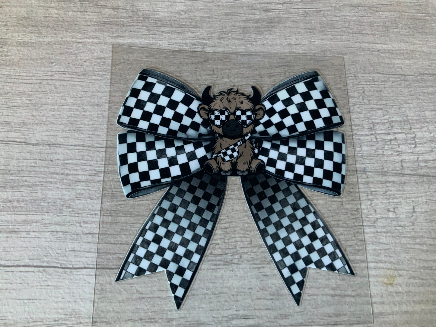 Cow bow checker