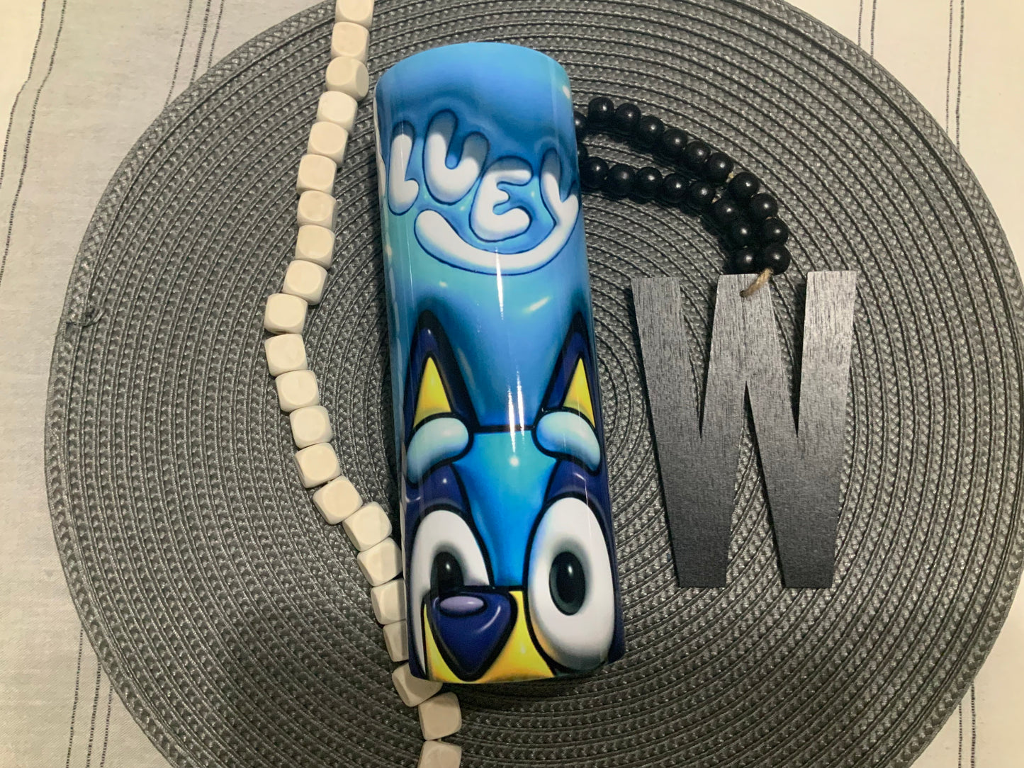 Bluey dog puff