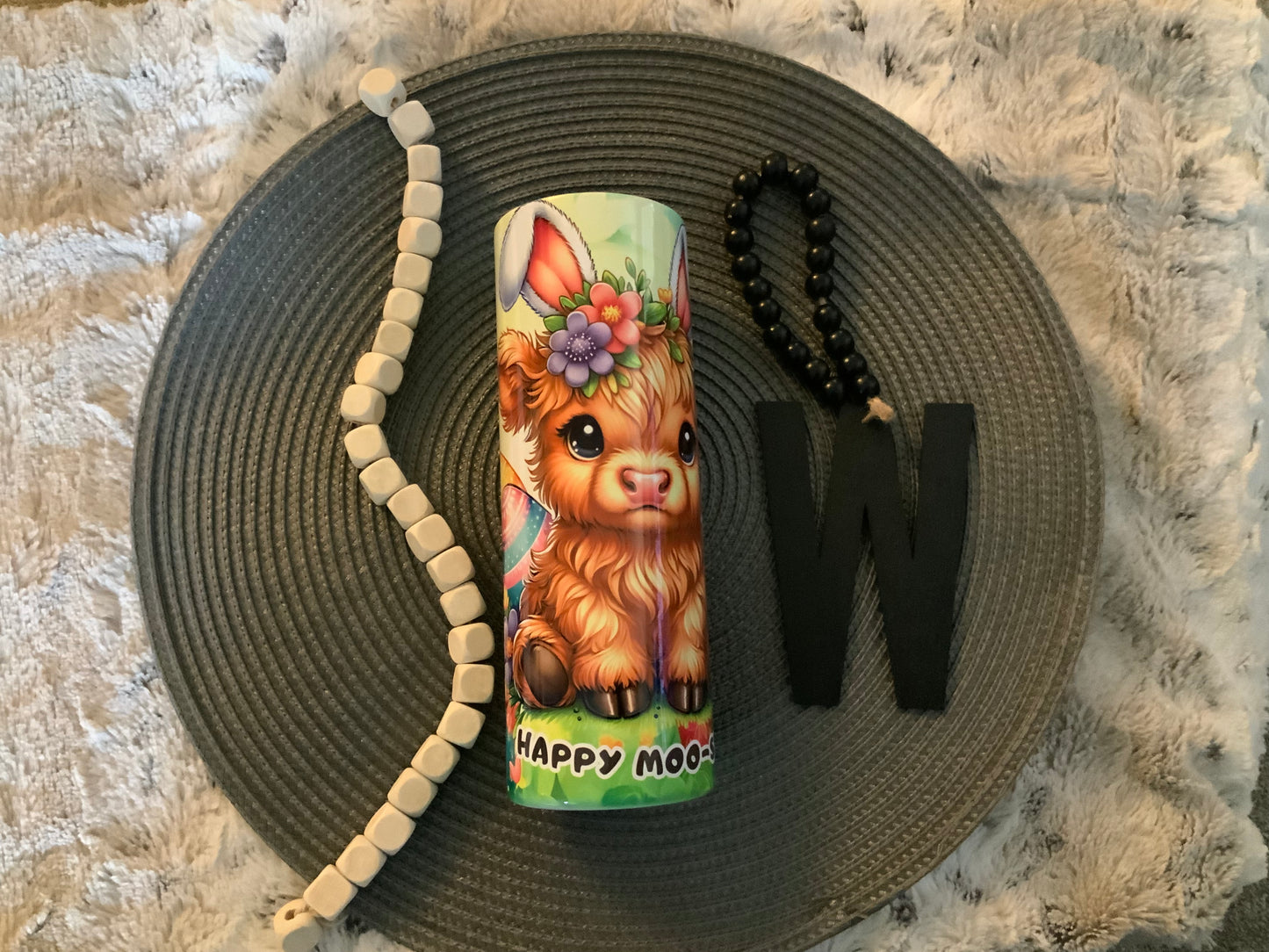 Easter cow bunny happy mooster