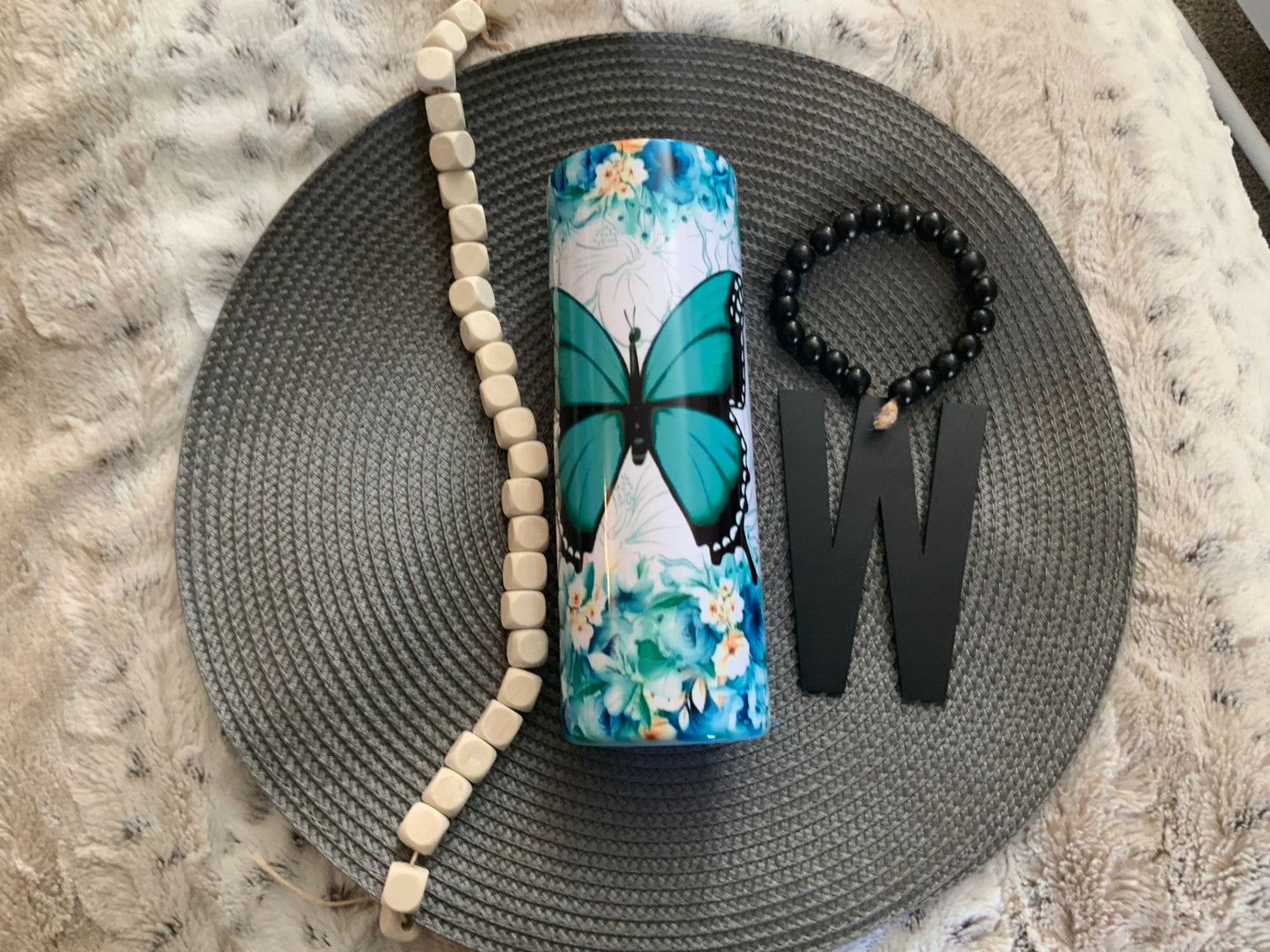 Butterfly green and teal