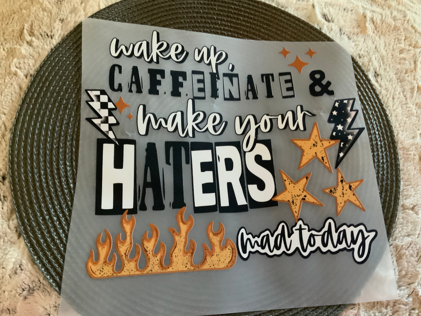 Wake up caffeinate