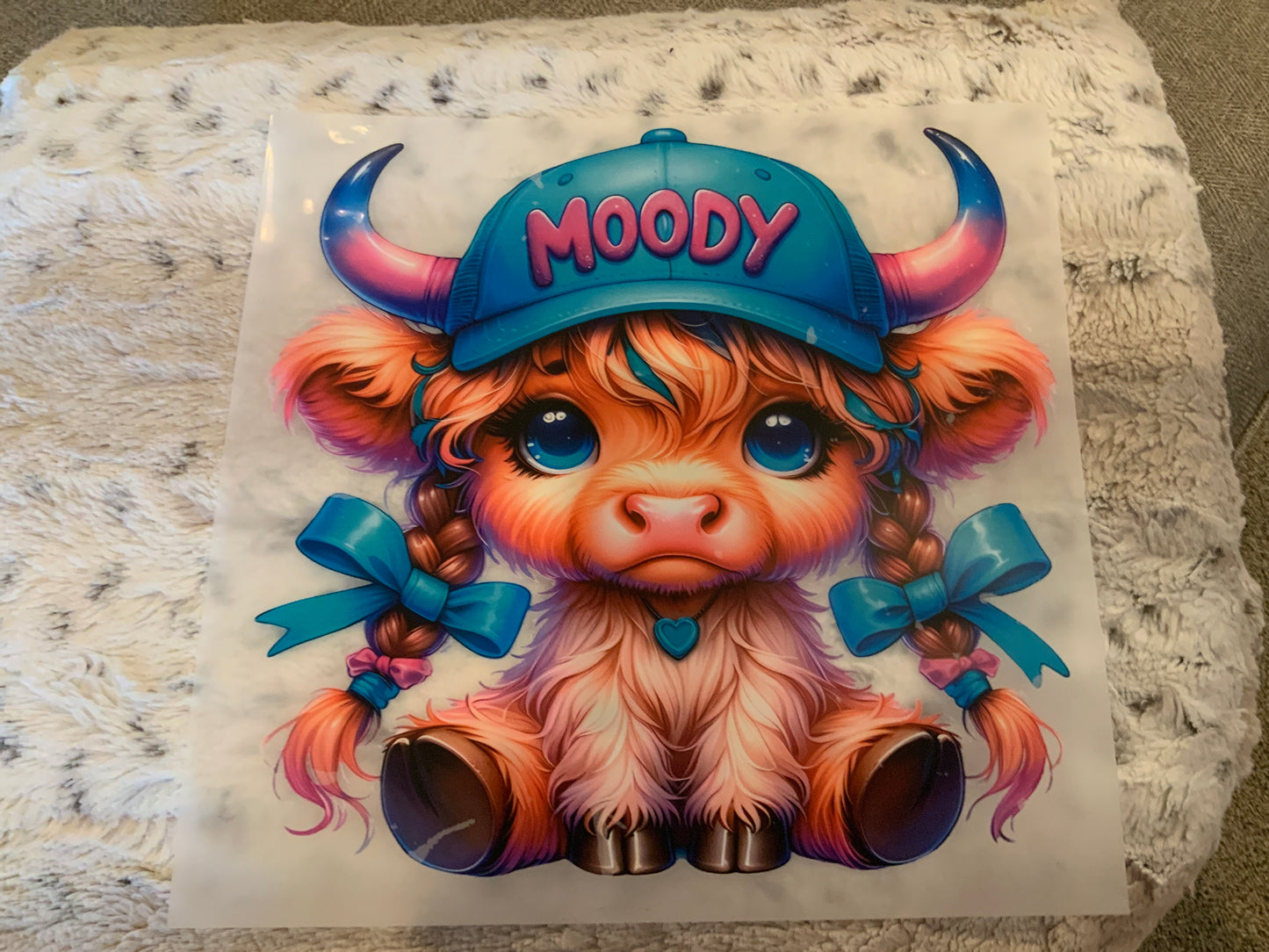 Cow moody pig tails