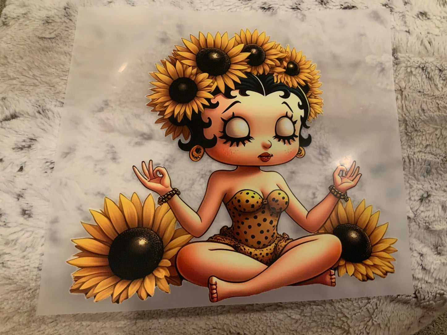 Betty boop sunflowers