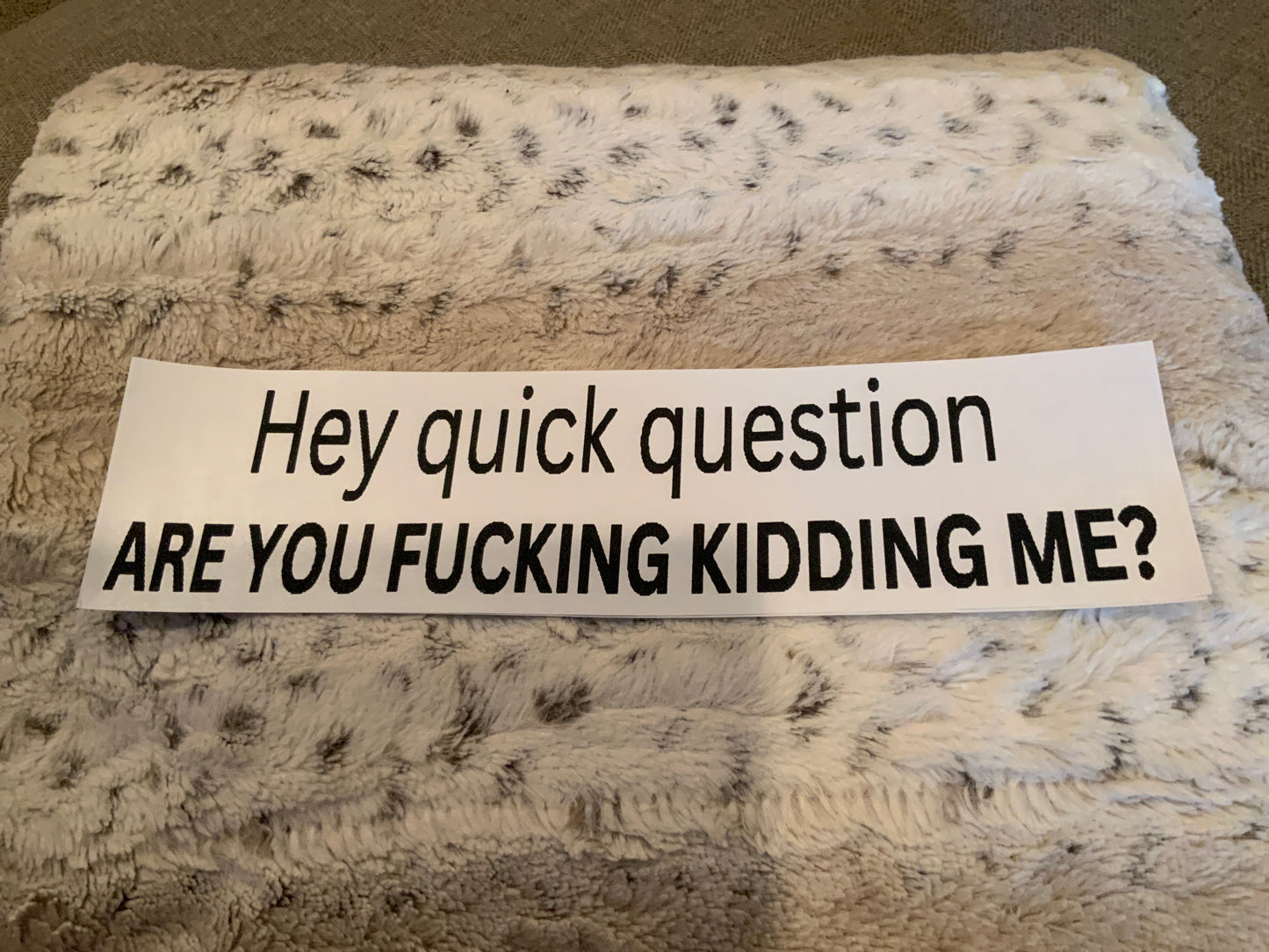 Hey quick question
