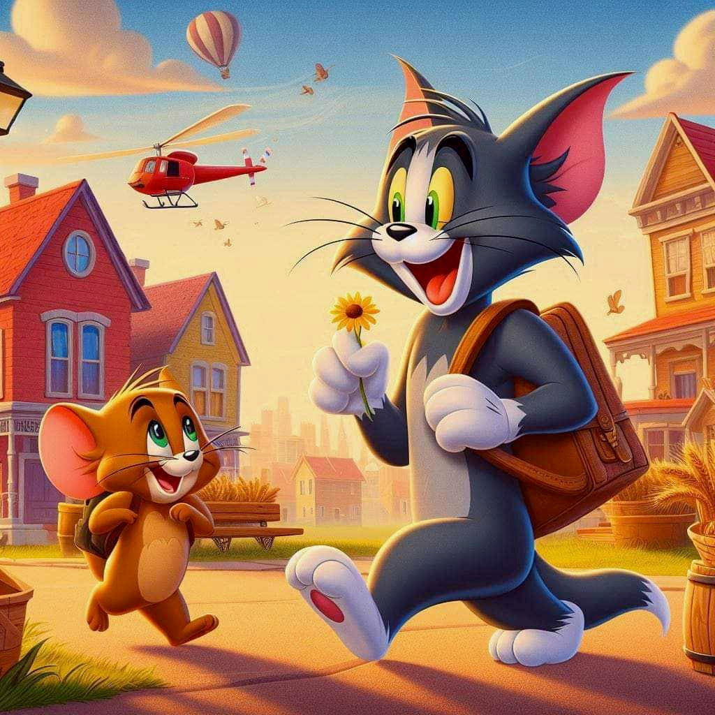 Tom and Jerry flower