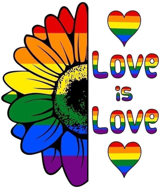 Pride Love is love flower