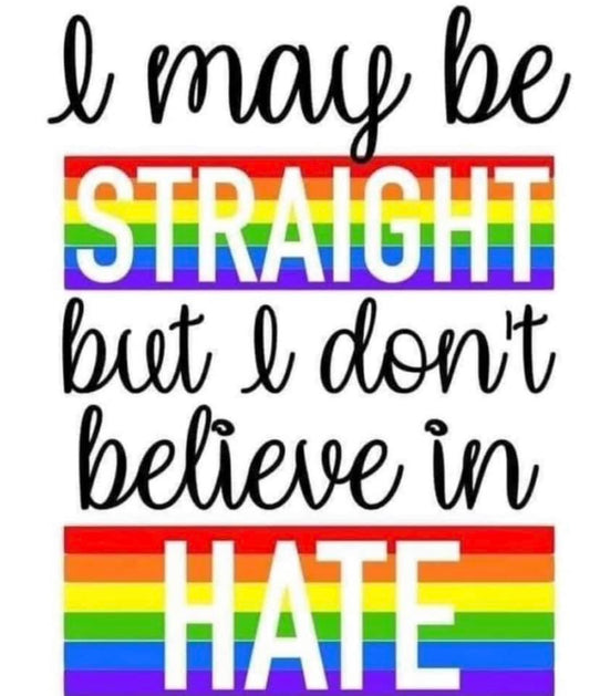 Pride I dont believe in hate