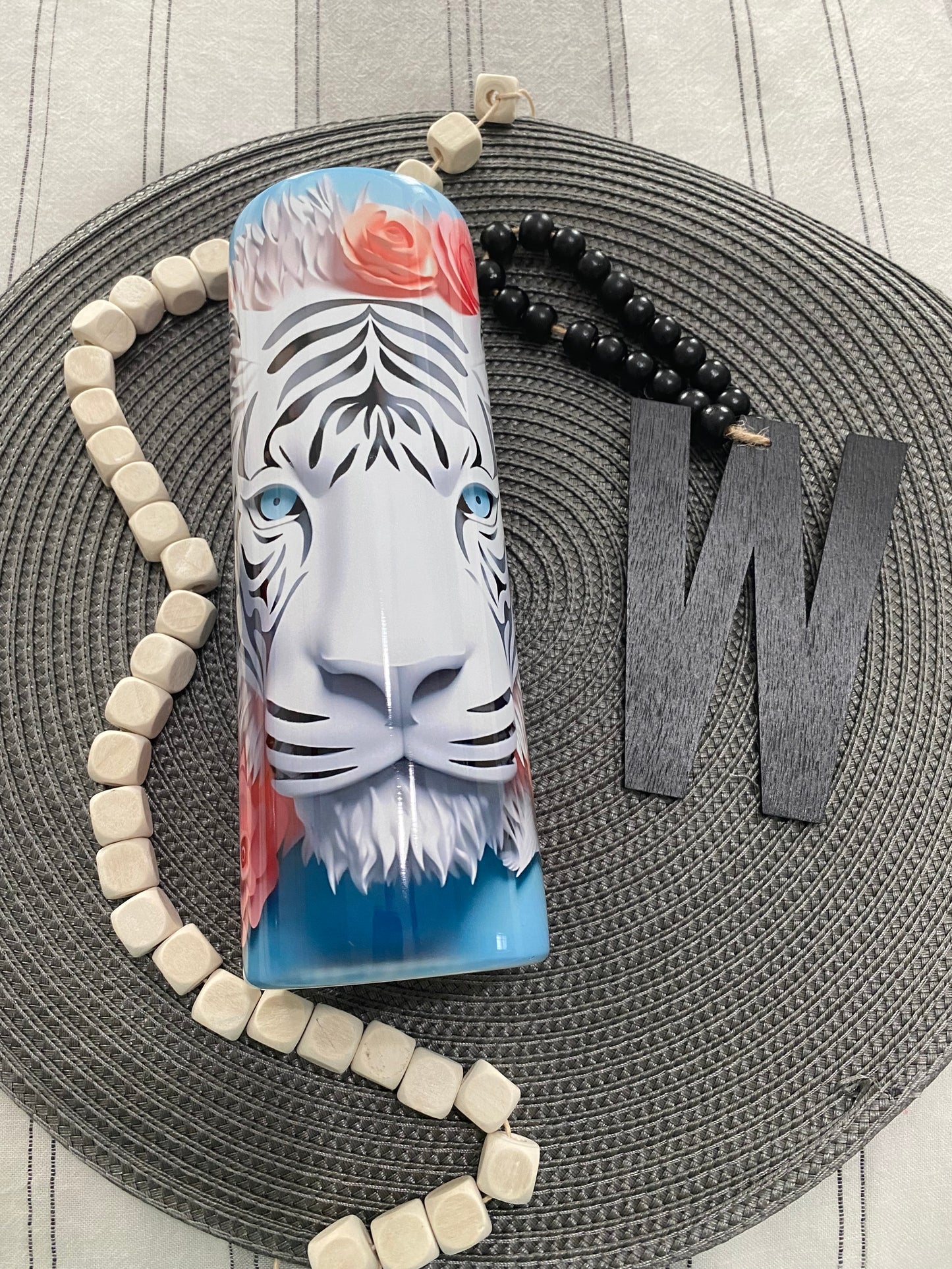 White tiger 3 d