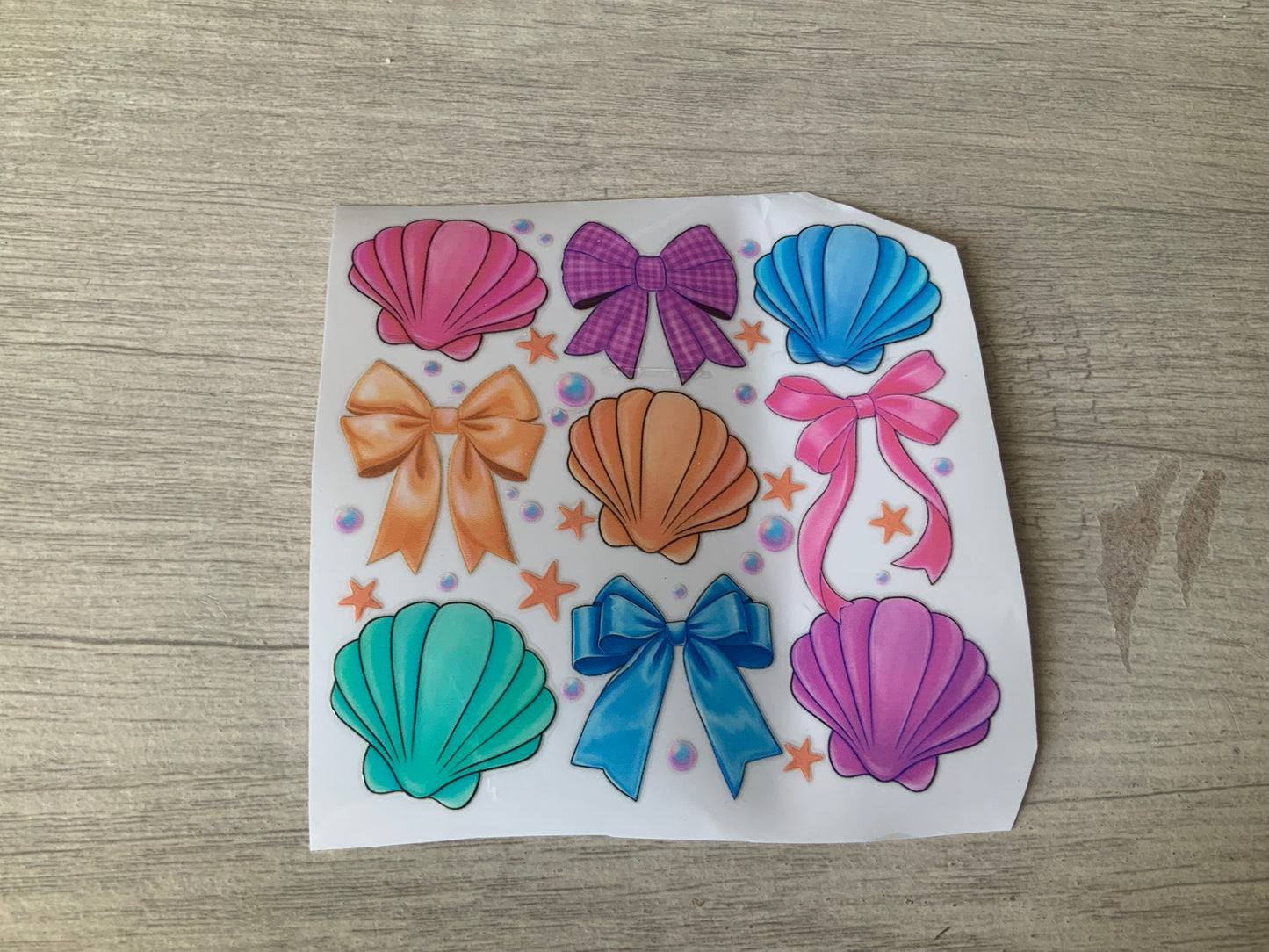 Seashells and bows