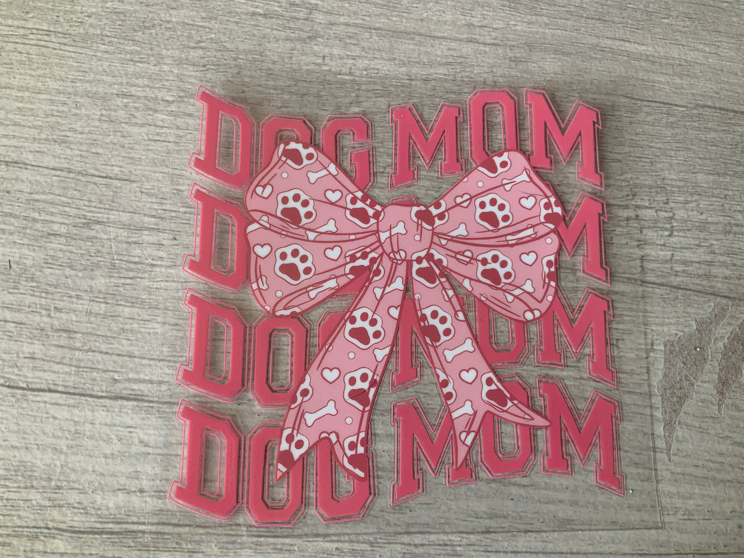 Dog mom pink