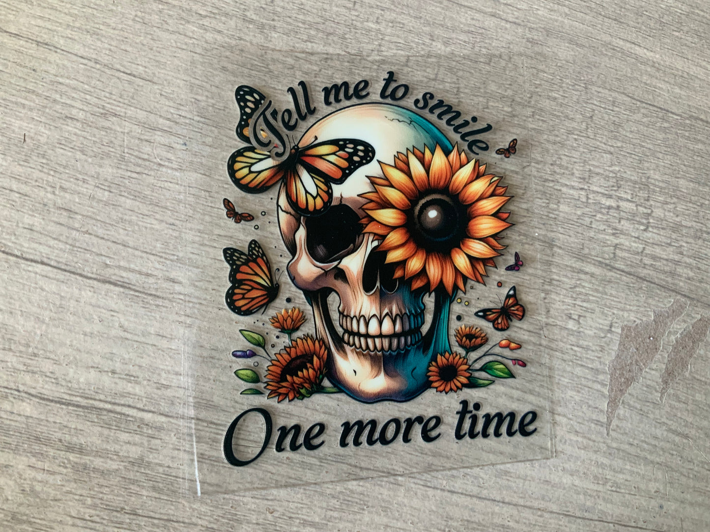 Skelly tell me to smile one more time