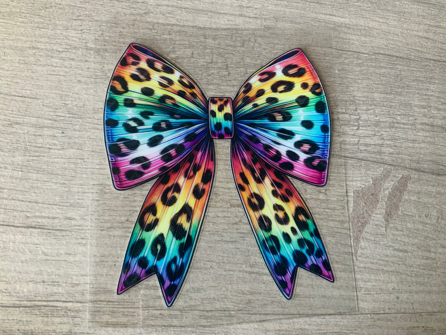 Bow cheetah rainbow