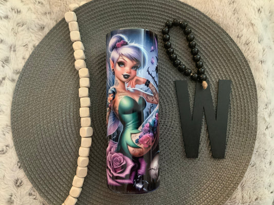 Tink tatted with skulls