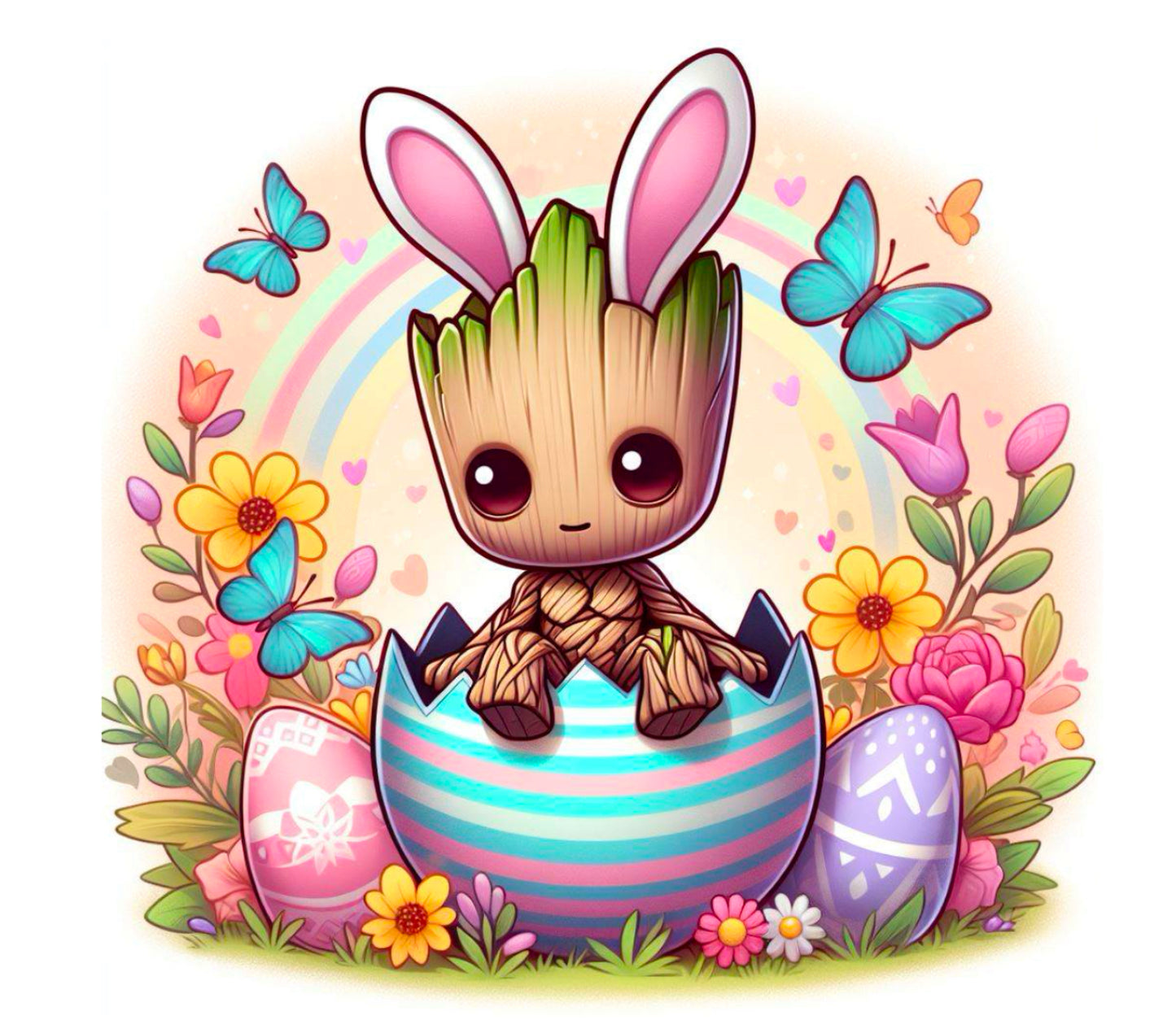 Groot Easter butterfly