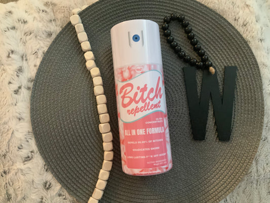Sassy Bitch spray pink bows
