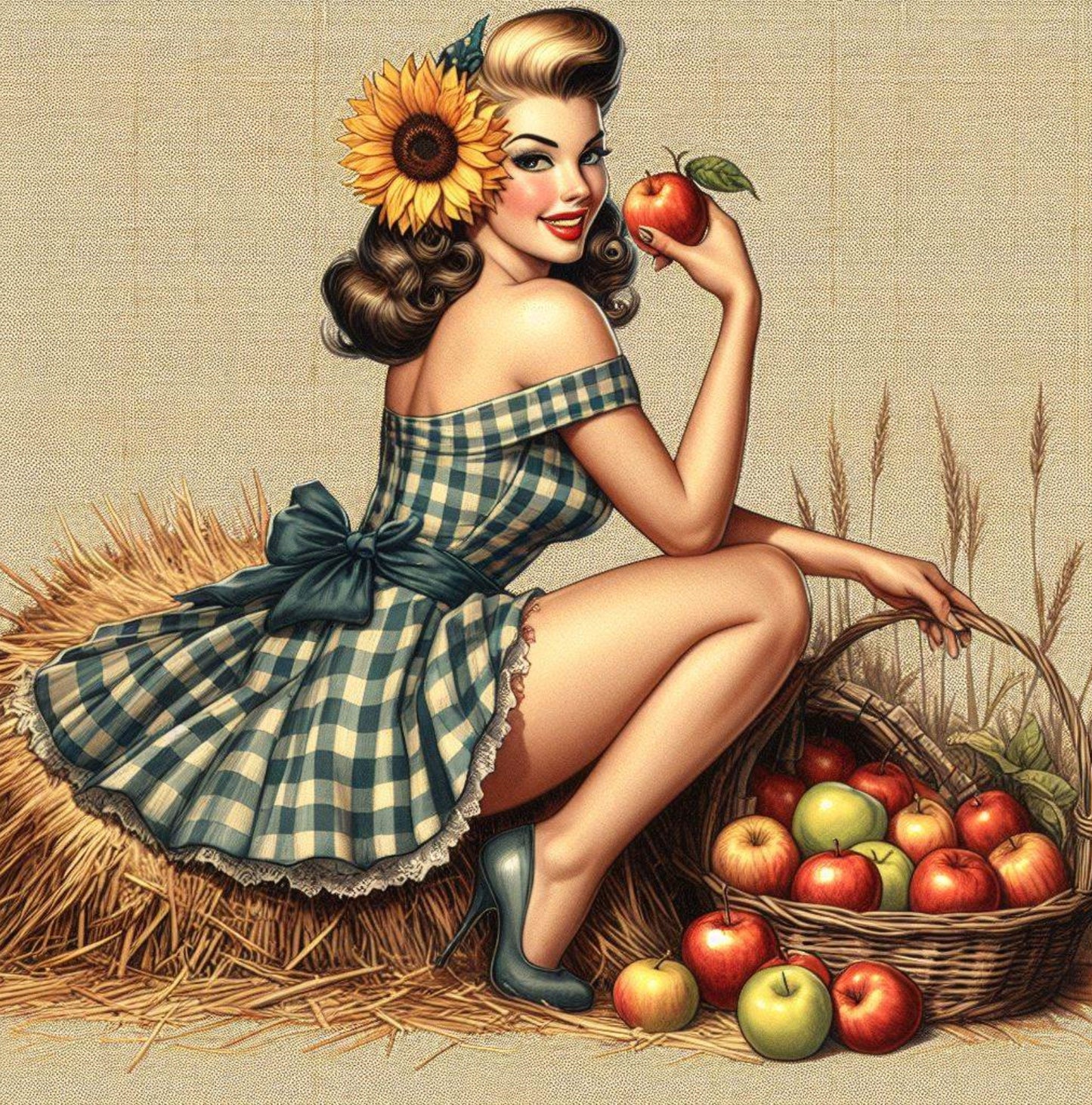 Pin up apples