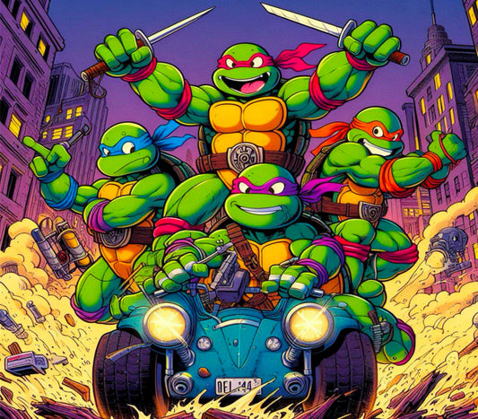 Ninja turtles cartoon 90’s